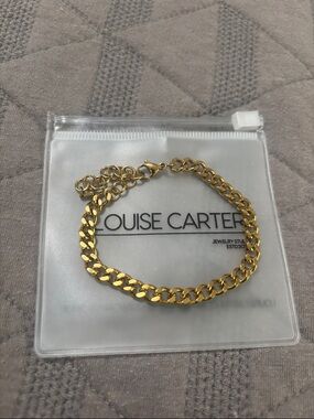 Louise Carter Gold Chain Link Bracelet - Women's Fashion Bracelet